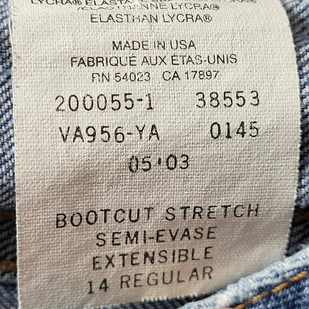 Vintage Gap Y2K Womens Premium Bootcut Jeans 14 Light Wash USA - Picture 4 of 16